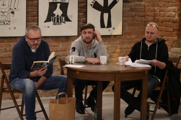 Spotkanie z Michałem Czają i Mariuszem Grzebalskim 