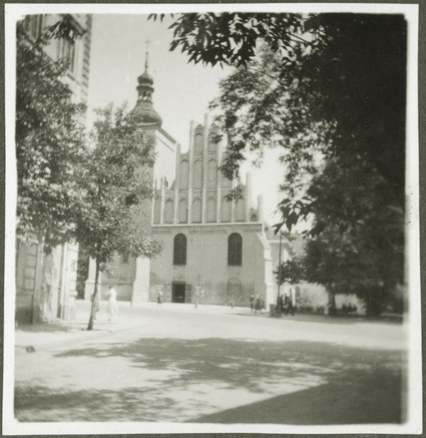 Widok na kościół powizytkowski w Lublinie